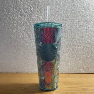 Starbucks Spring 2022 Tumbler Iridescent Mermaid Scale Design Limited Ed Retired